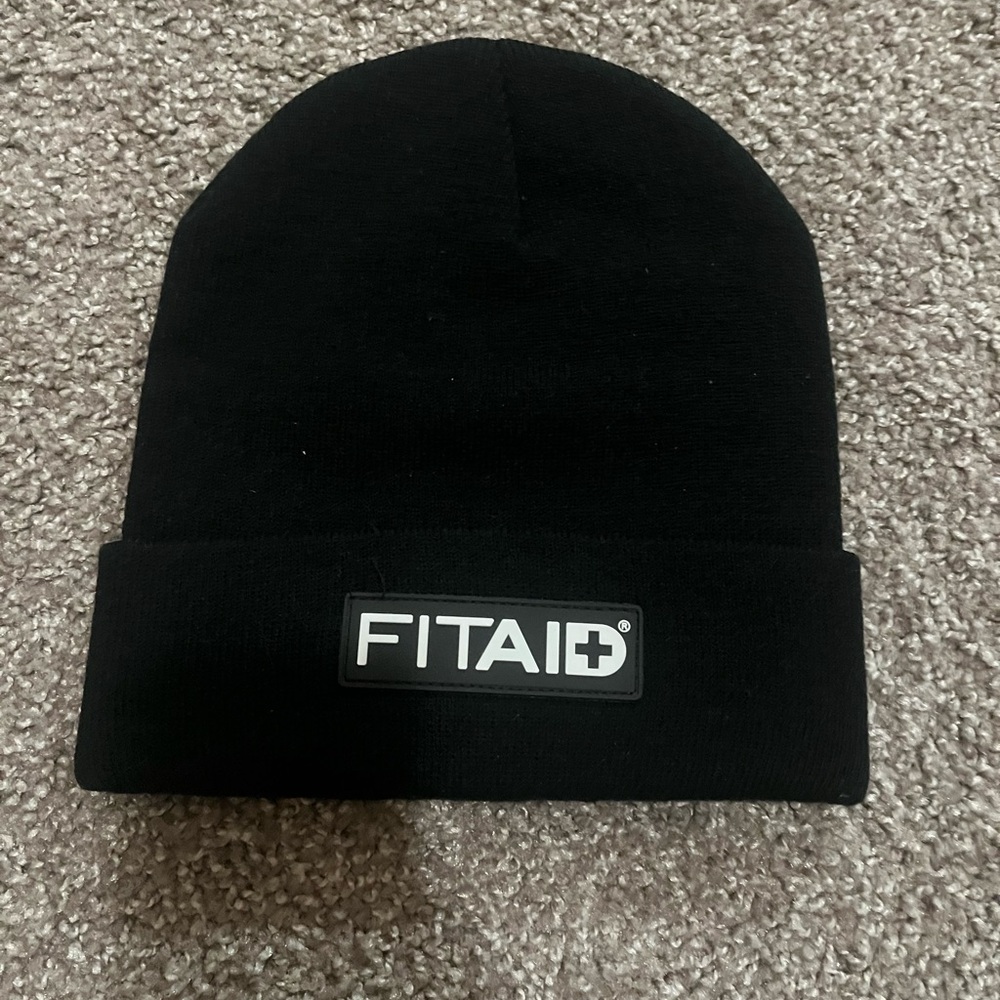FITAID Black Beanie